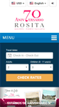 Mobile Screenshot of hotelrosita.com
